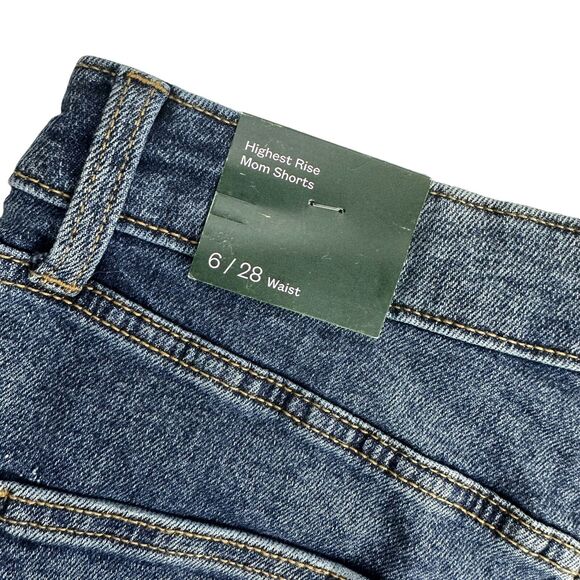 wild fable highest rise mom cut off shorts Size 6/28 - Picture 2 of 10